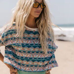 Billabong x Salty Blonde - Still Salty Crop Top - size L